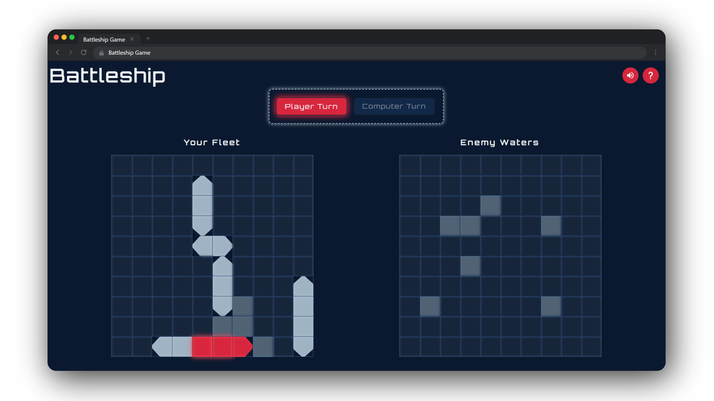 screenshot of project