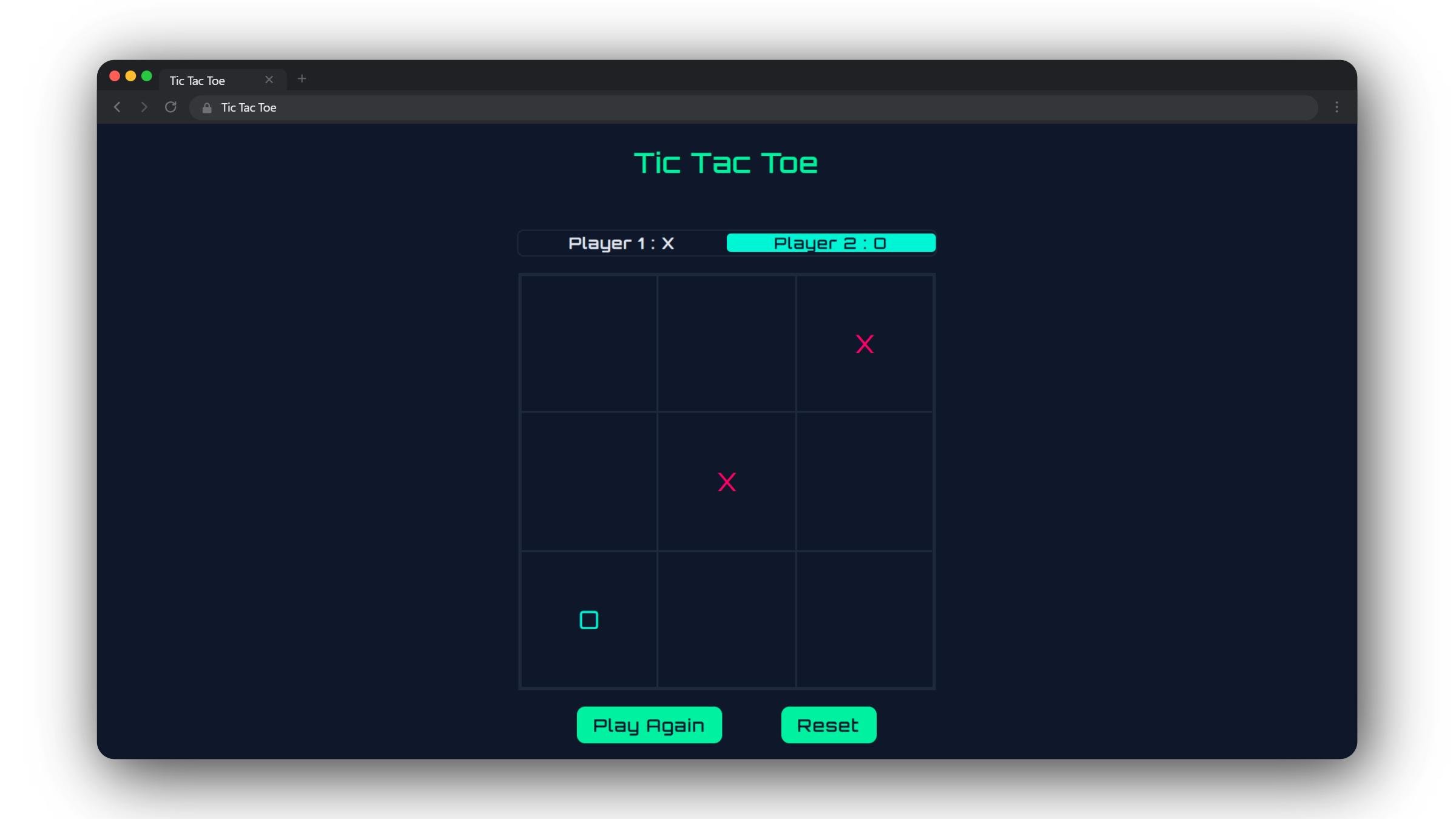screenshot of project